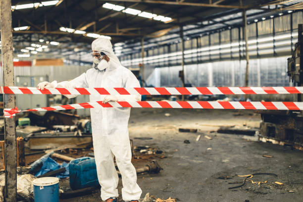 Professional Biohazard technician working in Marblemount, WA